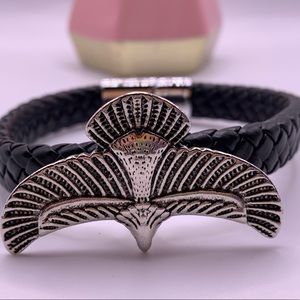 Eagle leather bracelet 🦅
